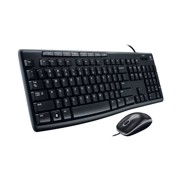 Bộ Bàn phím chuột Logitech MK200 (USB/đen)
