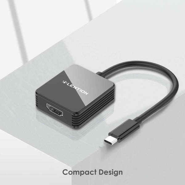 Bộ chuyển đổi Type C sang HDMI 4K30Hz Lention CU207H, đen
