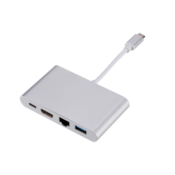 Cáp chuyển đổi từ USB Type C Sang USB Type C, HDMI, USB 3.0 Và Cổng Lan

