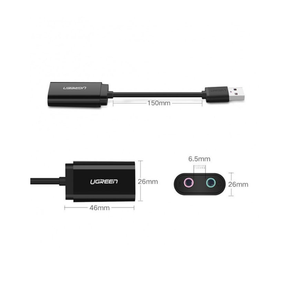 Cáp chuyển từ USB 2.0 to 3.5 Ugreen UG-30724
