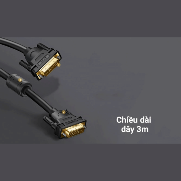 Cáp DVI to DVI 24 + 1 dài 3m Ugreen 11607
