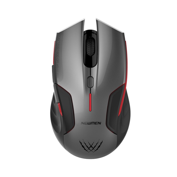 Chuột game không dây Newmen E500 Pro đen xám (USB)
