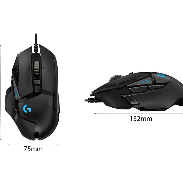 Chuột game Logitech G502 Hero (USB/RGB/đen)
