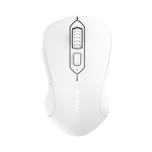Chuột không dây Dareu LM115B Full White (Bluetooth + Wireless)
