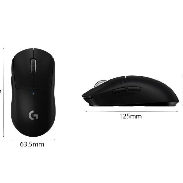 Chuột không dây Logitech Pro X Superlight Black (USB/Đen/910-005882)
