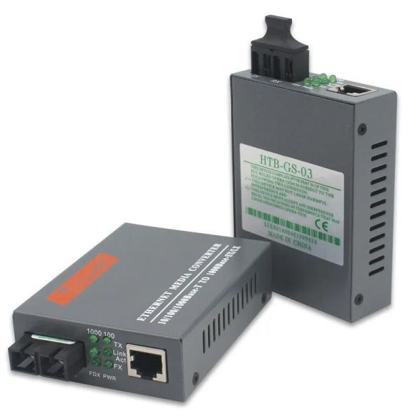 Converter quang Single Mode Netlink 1000Mps HTB-GS-03 (2 sợi)