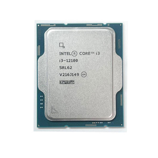 CPU Intel Core i3-12100 (3.3GHz turbo up to 4.3GHz, 4 nhân 8 luồng, 12MB Cache, 58W)- Socket Intel LGA 1700)