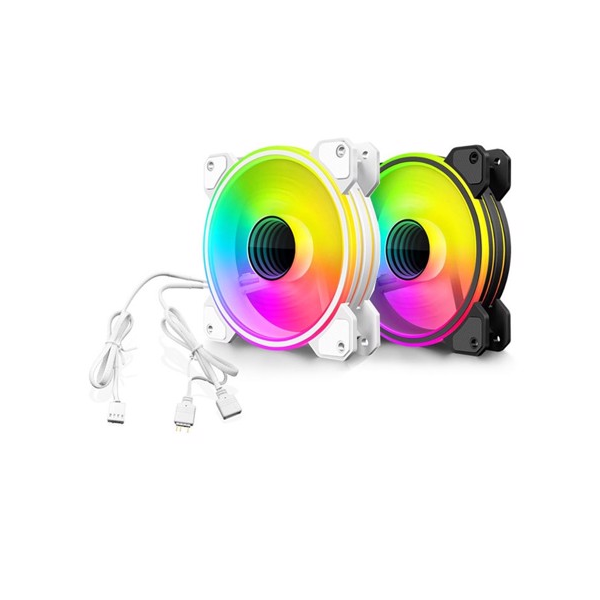 Fan case Coolmoon X3 RGB trắng