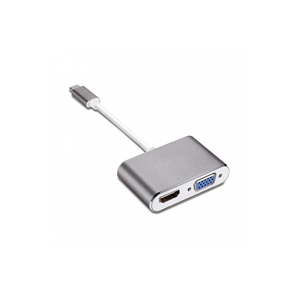 Hub chuyển đổi Type-C to VGA, HDMI