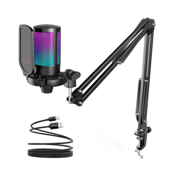 Microphone FIFINE A6T - Kèm Boom Arm và Pop Filter
