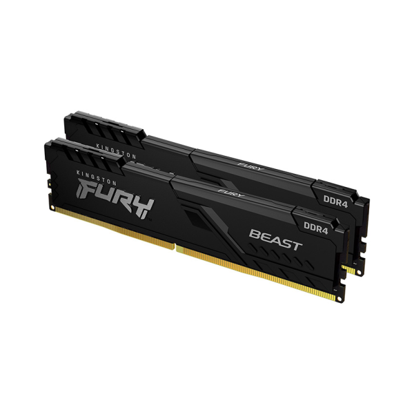 Ram Desktop Kingston Fury Beast (KF436C18BBK2/32) 32GB (2x16GB) DDR4 3600Mhz

