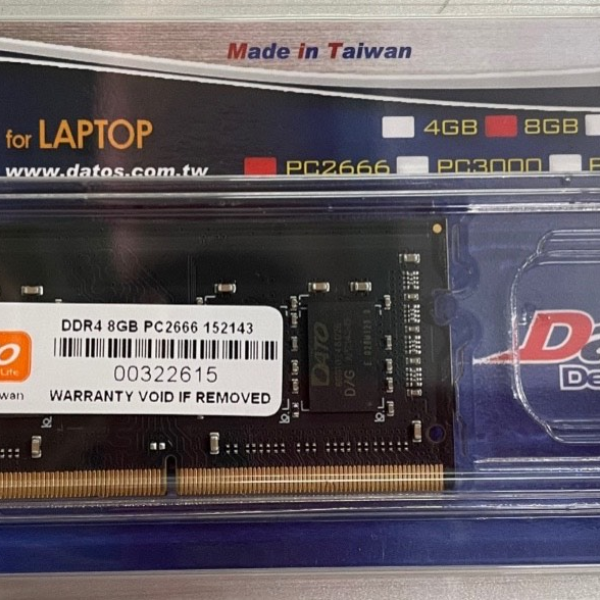 Ram Laptop Dato 8GB DDR4 2666Hz