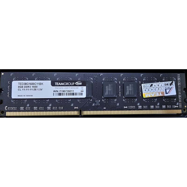 Ram PC Kingston 8Gb DDDR3 Bus 1600Mhz (cũ)