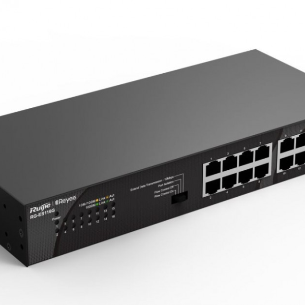 Switch Ruijie RG-ES116G- 16-Port Gigabit 1000Mbps