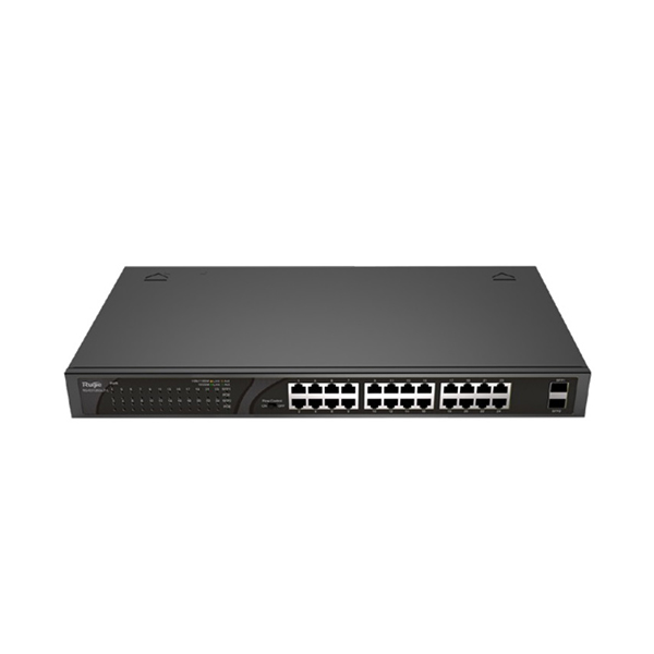 Switch Ruijie RG-ES226GC-P, 24-Port PoE 1000Mbps