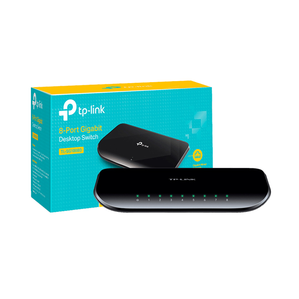 Switch Tplink TL-SG1008D- 8-Port Gigabit 1000Mbps
