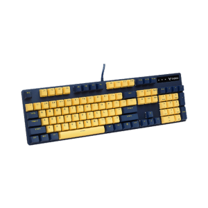 Bàn phím cơ gaming có dây Rapoo V500 Pro Yellow Blue (Blue switch)
