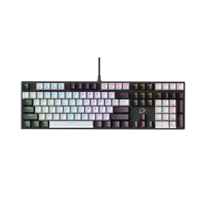 Bàn phím cơ Quang Dareu EK810X Black, Switch Blue, LED 7 màu, 104 Phím