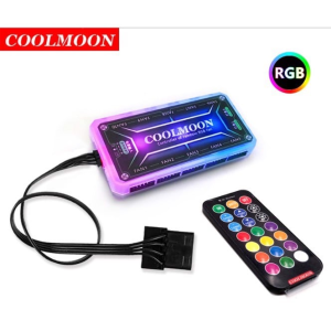 Bộ Hub Và Remote Coolmoon RGB