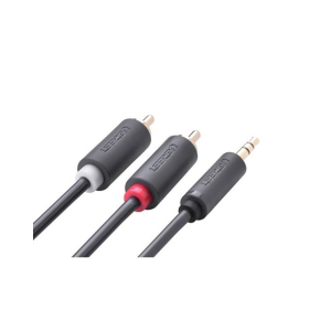 Cáp Audio 10m Ugreen 10514 từ 1 giắc 3.5mm 1 đực sang 2RCA đực
