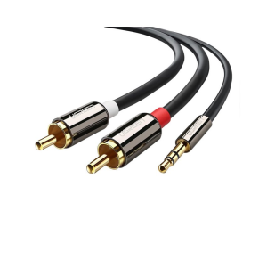 Cáp Audio 2m từ giắc 3.5mm đực sang 2RCA đực Ugreen 10584
