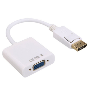 Cáp chuyển đổi Display Port to VGA (Đen/Trắng)
