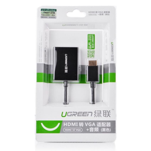 Cáp chuyển đổi HDMI sang VGA có Audio Ugreen 40233
