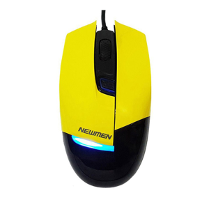Chuột có dây Newmen G10 Gaming, Vàng Đen