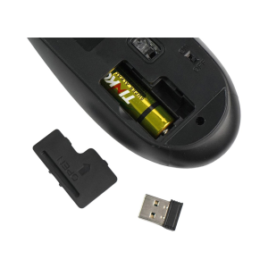 Chuột game không dây Edra EM6102W đen (USB)
