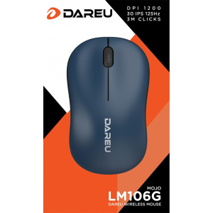 Chuột không dây Dareu LM106G Blue (USB)
