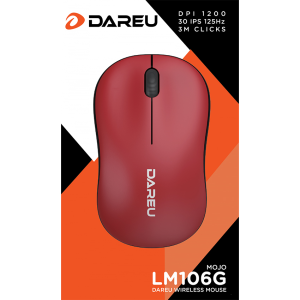 Chuột không dây Dareu LM106G Red (USB)
