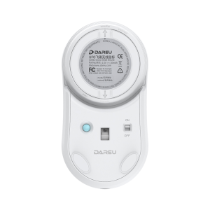 Chuột không dây DAREU LM166D Trắng Bạc (Wireless + Bluetooth)
