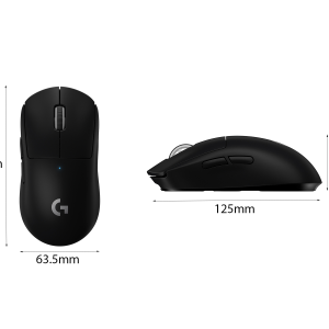Chuột không dây Logitech Pro X Superlight Black (USB/Đen/910-005882)
