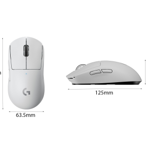 Chuột không dây Logitech Pro X Superlight White (USB/Trắng/910-005944)

