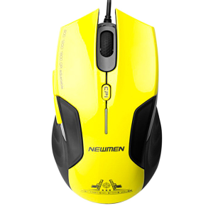 Chuột Newmen G7Plus Gaming Black/Yellow Led USB
