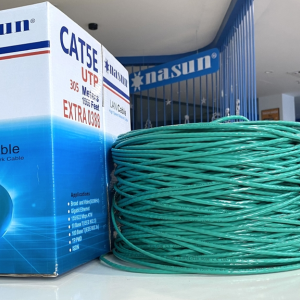 Dây mạng Nasun Cat5E UTP EXTRA-0388, 0.51mm CCA, 305m/Cuộn