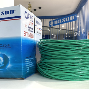 Dây mạng Nasun Cat6 UTP EXTRA-0989, CCA, 305m/Cuộn