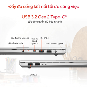 Laptop Asus Vivobook Pro 15 OLED M6500RC-MA004W (R7 6800H/16GB RAM/512GB SSD/15.6 2.8K/RTX3050 4Gb/Win11/Bạc)