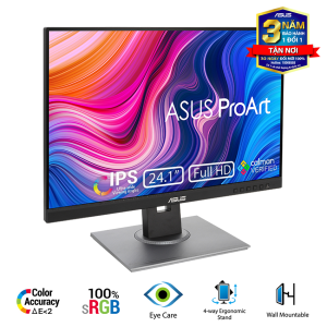 Màn hình Asus ProArt PA248QV (24inch/WUXGA/IPS/75Hz/5ms/300nits/HDMI+DP+DSub+Audio+USB)
