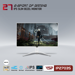 Màn hình VSP IP2703S (Trắng) - 27" IPS 165Hz