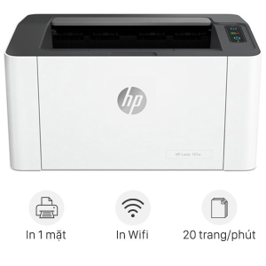 Máy in đen trắng HP Laser 107a (4ZB77A) - Đơn năng
