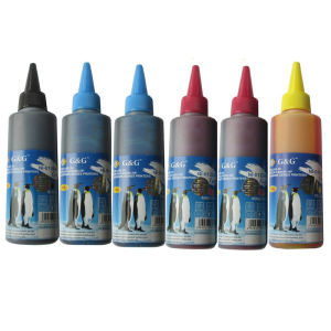 Mực in phun màu G&G 100ml Xanh nhạt (Light Cyan)