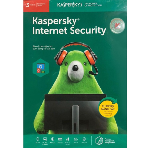 Phần mềm KIS 3U: Kaspersky Internet Sercurity 3 User, bản 2020, 12 Tháng