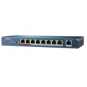 Switch Hikvision DS-3E0109P-E(C)- 8-Port PoE 100Mbps