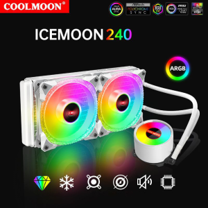 Tản Nhiệt Nước AIO Coolmoon ICEMOON 240 Màu Trắng