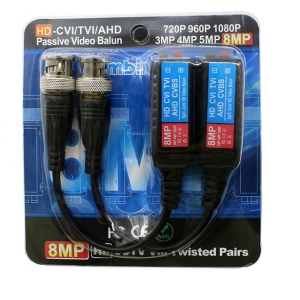 Video Balun Toruk hỗ trợ 1-8MP, có lẫy