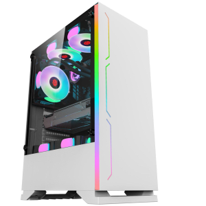 Vỏ case César Snow White (Trắng) RGB Strip