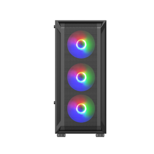 Vỏ case KENOO ESPORT AF302-3F Black (Mid Tower / Màu Đen )
