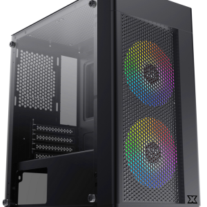 Vỏ case Xigmatek Aero 2F Black: 2 Fan LED, Kính cường lực