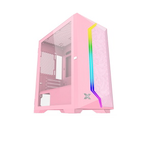 Vỏ case Xigmatek Gemini II Queen 3FB, Hồng, 3 Fan